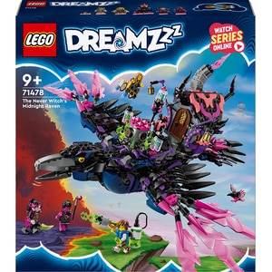 LEGO DREAMZzz: Corbul de la miezul noptii al vrajitoarei din Never 71478, 9 ani+, 1203 piese LEGO DREAMZzz: Corbul de la miezul noptii al vrajitoarei din Never 71478, 9 ani+, 1203 piese