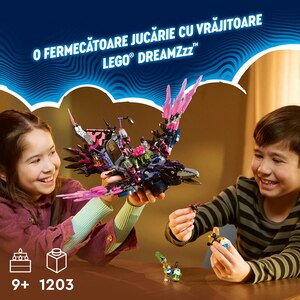 LEGO DREAMZzz: Corbul de la miezul noptii al vrajitoarei din Never 71478, 9 ani+, 1203 piese LEGO DREAMZzz: Corbul de la miezul noptii al vrajitoarei din Never 71478, 9 ani+, 1203 piese