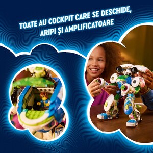 LEGO DREAMZzz: Robotul de lupta al lui Mateo si al Cavalerului Z-Blob 71485, 10 ani+, 1333 piese LEGO DREAMZzz: Robotul de lupta al lui Mateo si al Cavalerului Z-Blob 71485, 10 ani+, 1333 piese