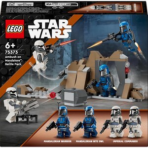 LEGO Star Wars: Pachet de lupta Ambuscada pe Mandalore 75373, 6 ani+, 109 piese LEGO Star Wars: Pachet de lupta Ambuscada pe Mandalore 75373, 6 ani+, 109 piese