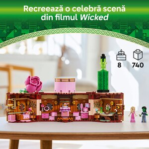 LEGO Wicked: Camera de camin a Glindei si a Elphabei 75683, 8 ani+, 740 piese LEGO Wicked: Camera de camin a Glindei si a Elphabei 75683, 8 ani+, 740 piese