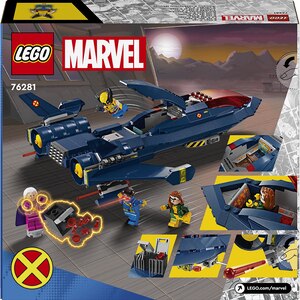 LEGO Marvel: Avionul X-Jet al lui X-Men 76281, 8 ani+, 359 piese LEGO Marvel: Avionul X-Jet al lui X-Men 76281, 8 ani+, 359 piese