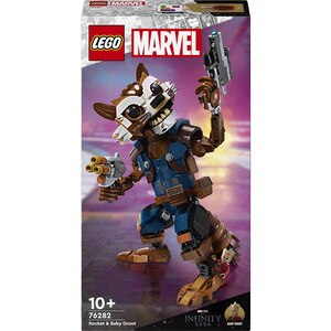 LEGO Marvel: Rocket si bebelusul Groot 76282, 10 ani+, 566 piese LEGO Marvel: Rocket si bebelusul Groot 76282, 10 ani+, 566 piese