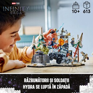 LEGO Marvel: Razbunatorii reuniti - Sub semnul lui Ultron 76291, 10 ani+, 613 piese LEGO Marvel: Razbunatorii reuniti - Sub semnul lui Ultron 76291, 10 ani+, 613 piese