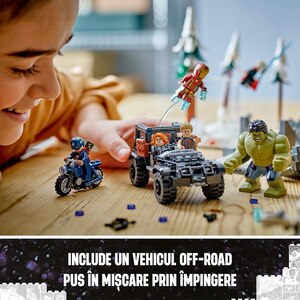 LEGO Marvel: Razbunatorii reuniti - Sub semnul lui Ultron 76291, 10 ani+, 613 piese LEGO Marvel: Razbunatorii reuniti - Sub semnul lui Ultron 76291, 10 ani+, 613 piese