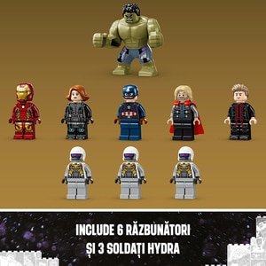 LEGO Marvel: Razbunatorii reuniti - Sub semnul lui Ultron 76291, 10 ani+, 613 piese LEGO Marvel: Razbunatorii reuniti - Sub semnul lui Ultron 76291, 10 ani+, 613 piese