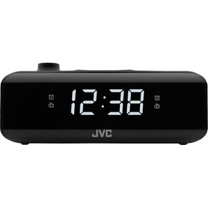 Ceas cu alarma JVC RA-E211B, negru Ceas cu alarma JVC RA-E211B, negru