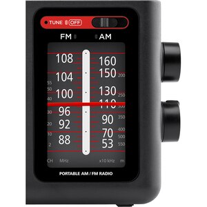 Radio portabil JVC RA-E435B, analog, negru Radio portabil JVC RA-E435B, analog, negru