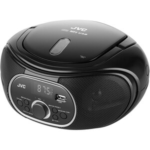 Radio CD JVC RD-E221B, USB, negru Radio CD JVC RD-E221B, USB, negru