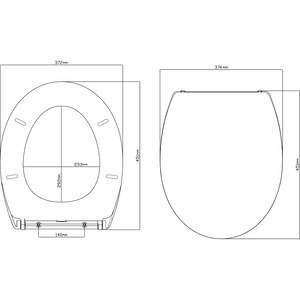 Capac WC GOODHOME Diani K03(M), inchidere lenta, duroplast, alb Capac WC GOODHOME Diani K03(M), inchidere lenta, duroplast, alb