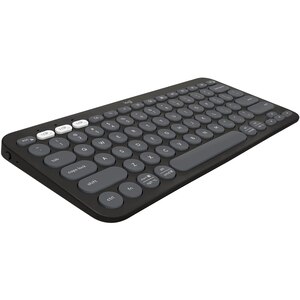 Tastatura Wireless LOGITECH Pebble Keys 2 K380s Multi-Device, Bluetooth, Layout US INT, negru Tastatura Wireless LOGITECH Pebble Keys 2 K380s Multi-Device, Bluetooth, Layout US INT, negru