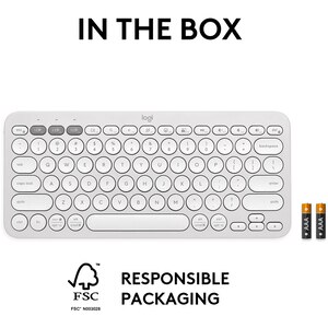 Tastatura Wireless LOGITECH Pebble Keys 2 K380s Multi-Device, Bluetooth, Layout US INT, alb Tastatura Wireless LOGITECH Pebble Keys 2 K380s Multi-Device, Bluetooth, Layout US INT, alb