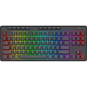 Tastatura Gaming Wireless REDRAGON Shiva TKL, Bluetooth, USB, Layout US, negru Tastatura Gaming Wireless REDRAGON Shiva TKL, Bluetooth, USB, Layout US, negru