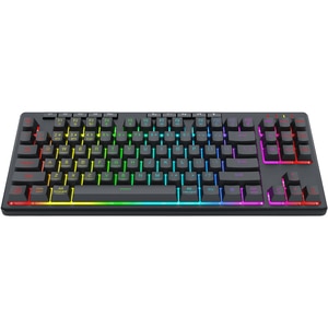 Tastatura Gaming Wireless REDRAGON Shiva TKL, Bluetooth, USB, Layout US, negru Tastatura Gaming Wireless REDRAGON Shiva TKL, Bluetooth, USB, Layout US, negru