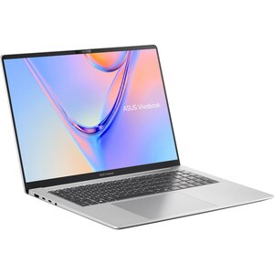 Laptop ASUS Vivobook S16 K5652MA-TK208, Intel Core 7 350 pana la 4.8GHz, 16" WUXGA, 16GB, SSD 512GB, Intel Graphics, Free Dos, Cool Silver Laptop ASUS Vivobook S16 K5652MA-TK208, Intel Core 7 350 pana la 4.8GHz, 16" WUXGA, 16GB, SSD 512GB, Intel Graphics, Free Dos, Cool Silver