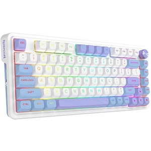 Tastatura Gaming Wireless REDRAGON Cyrus Pro, Bluetooth, USB, Layout US, alb Tastatura Gaming Wireless REDRAGON Cyrus Pro, Bluetooth, USB, Layout US, alb