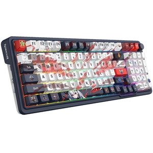 Tastatura Gaming Wireless mecanica REDRAGON Eisa Pro Honkai, Bluetooth, USB, Layout US, negru Tastatura Gaming Wireless mecanica REDRAGON Eisa Pro Honkai, Bluetooth, USB, Layout US, negru