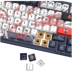 Tastatura Gaming Wireless mecanica REDRAGON Eisa Pro Honkai, Bluetooth, USB, Layout US, negru Tastatura Gaming Wireless mecanica REDRAGON Eisa Pro Honkai, Bluetooth, USB, Layout US, negru
