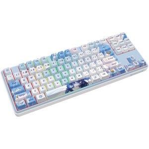 Tastatura Gaming Wireless mecanica REDRAGON Star Blade K707 Pro, Bluetooth, USB, Layout US, alb Tastatura Gaming Wireless mecanica REDRAGON Star Blade K707 Pro, Bluetooth, USB, Layout US, alb