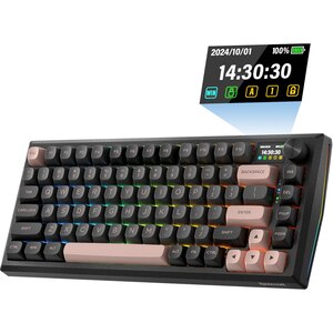 Tastatura Gaming Wireless mecanica REDRAGON Eclipse K720 Pro, Bluetooth, USB, Layout US, negru Tastatura Gaming Wireless mecanica REDRAGON Eclipse K720 Pro, Bluetooth, USB, Layout US, negru