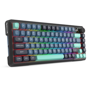 Tastatura Gaming Wireless mecanica REDRAGON Behemoth Pro, Bluetooth, USB, Layout US, negru-verde Tastatura Gaming Wireless mecanica REDRAGON Behemoth Pro, Bluetooth, USB, Layout US, negru-verde