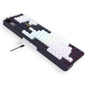 Tastatura Gaming Wireless mecanica REDRAGON Terraflare Pro, Bluetooth, USB, Layout US, negru Tastatura Gaming Wireless mecanica REDRAGON Terraflare Pro, Bluetooth, USB, Layout US, negru
