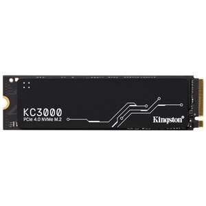 Solid-State Drive (SSD) KINGSTON KC3000, 1TB, PCI Express 4.0 x4, M.2, SKC3000S/1024G Solid-State Drive (SSD) KINGSTON KC3000, 1TB, PCI Express 4.0 x4, M.2, SKC3000S/1024G