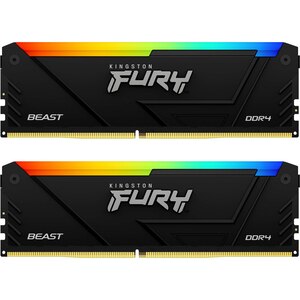 Memorie desktop KINGSTON Fury Beast RGB, 2x8GB DDR4, 3600MHz, CL17, KF436C17BB2AK2/16 Memorie desktop KINGSTON Fury Beast RGB, 2x8GB DDR4, 3600MHz, CL17, KF436C17BB2AK2/16