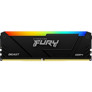 Memorie desktop KINGSTON Fury Beast RGB, 16GB DDR4, 3200MHz, CL16, KF432C16BB2A/16 Memorie desktop KINGSTON Fury Beast RGB, 16GB DDR4, 3200MHz, CL16, KF432C16BB2A/16