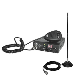 Kit statie CB PNI HP8000L ASQ + antena Extra 40 cu magnet Kit statie CB PNI HP8000L ASQ + antena Extra 40 cu magnet