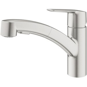 Baterie bucatarie GROHE Start, extractibil, alama sanitara, inox Baterie bucatarie GROHE Start, extractibil, alama sanitara, inox