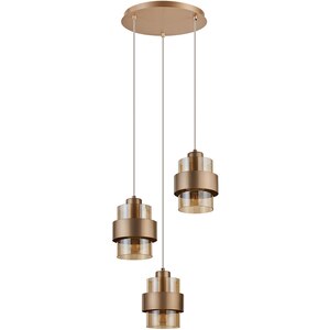 Lustra KLAUSEN Glamy SP3 KL113035, E27, IP20, auriu Lustra KLAUSEN Glamy SP3 KL113035, E27, IP20, auriu