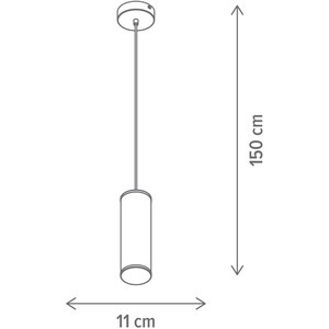 Pendul LED KLAUSEN Ardor SP1 KL142105, 14W, 300lm, alb-negru Pendul LED KLAUSEN Ardor SP1 KL142105, 14W, 300lm, alb-negru