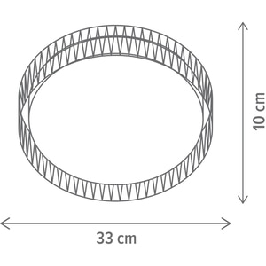 Plafoniera LED KLAUSEN Senzual KL151130, 18-36-18W, 2400lm, IP20, natur Plafoniera LED KLAUSEN Senzual KL151130, 18-36-18W, 2400lm, IP20, natur