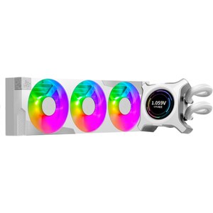 Cooler procesor cu racire lichida SEGOTEP KL-II-360-ARGB-WH, 3x120mm, Iluminare ARGB, alb Cooler procesor cu racire lichida SEGOTEP KL-II-360-ARGB-WH, 3x120mm, Iluminare ARGB, alb