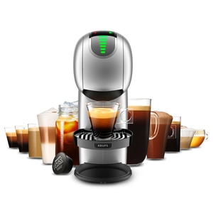 Espressor capsule KRUPS Genio S KP440E31, 0.8l, 1500W, 15 bar, argintiu-negru Espressor capsule KRUPS Genio S KP440E31, 0.8l, 1500W, 15 bar, argintiu-negru