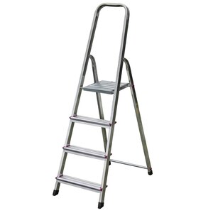 Scara cu platforma KRAUSE Corda, 4 trepte, 3.5 m, aluminiu Scara cu platforma KRAUSE Corda, 4 trepte, 3.5 m, aluminiu