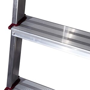 Scara cu platforma KRAUSE Corda, 4 trepte, 3.5 m, aluminiu Scara cu platforma KRAUSE Corda, 4 trepte, 3.5 m, aluminiu