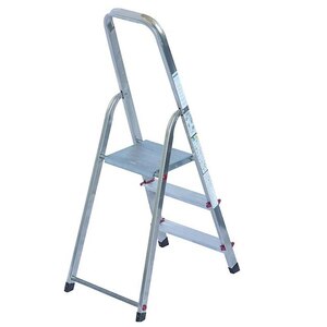 Scara cu platforma KRAUSE Corda, 3 trepte, 2.5 m, aluminiu Scara cu platforma KRAUSE Corda, 3 trepte, 2.5 m, aluminiu
