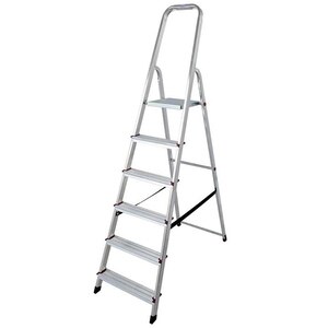 Scara cu platforma KRAUSE Corda, 6 trepte, 3.5 m, aluminiu Scara cu platforma KRAUSE Corda, 6 trepte, 3.5 m, aluminiu