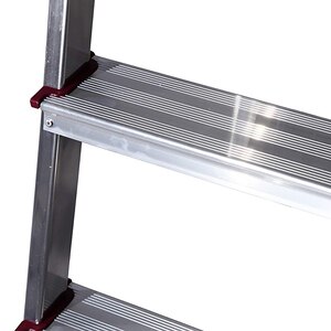 Scara cu platforma KRAUSE Corda, 6 trepte, 3.5 m, aluminiu Scara cu platforma KRAUSE Corda, 6 trepte, 3.5 m, aluminiu