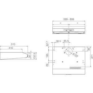 Hota traditionala ELICA Krea ST IX F/60, 1 motor, 350 m3/h, L 60 cm, inox Hota traditionala ELICA Krea ST IX F/60, 1 motor, 350 m3/h, L 60 cm, inox