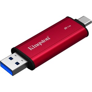 SSD extern KINGSTON Dual, 2TB, USB 3.2 Gen 2 Type-A/Type-C, negru-rosu SSD extern KINGSTON Dual, 2TB, USB 3.2 Gen 2 Type-A/Type-C, negru-rosu