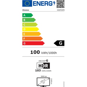 Display profesional HISENSE 43DP30FE, 43", 4K UHD, 60Hz, Wi-Fi, negru Display profesional HISENSE 43DP30FE, 43", 4K UHD, 60Hz, Wi-Fi, negru