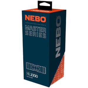 Lanterna frontala NEBO Master Series HL1001, 1000 lumeni, acumulator, portocaliu Lanterna frontala NEBO Master Series HL1001, 1000 lumeni, acumulator, portocaliu