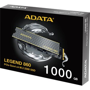 Solid-State Drive (SSD) ADATA Legend 860, 1TB, PCI Express 4.0 x4, M.2, SLEG-860-1000GCS Solid-State Drive (SSD) ADATA Legend 860, 1TB, PCI Express 4.0 x4, M.2, SLEG-860-1000GCS