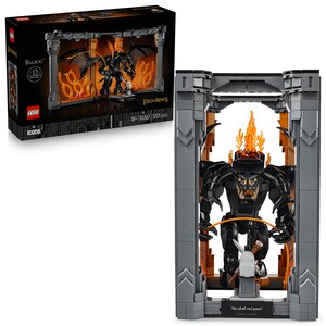 LEGO Icons: Stapanul inelelor - Diorama pentru biblioteca cu un Balrog 10367, 18 ani+, 1201 piese LEGO Icons: Stapanul inelelor - Diorama pentru biblioteca cu un Balrog 10367, 18 ani+, 1201 piese