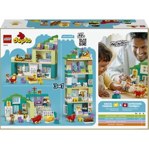 LEGO DUPLO: Town - Casa moderna de familie 3in1 10470, 2 ani+, 166 piese LEGO DUPLO: Town - Casa moderna de familie 3in1 10470, 2 ani+, 166 piese