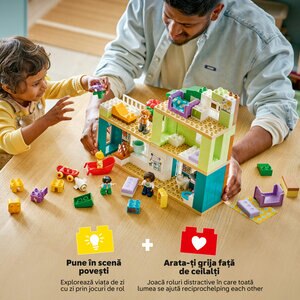 LEGO DUPLO: Town - Casa moderna de familie 3in1 10470, 2 ani+, 166 piese LEGO DUPLO: Town - Casa moderna de familie 3in1 10470, 2 ani+, 166 piese