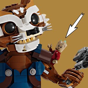 LEGO Marvel: Rocket si bebelusul Groot 76282, 10 ani+, 566 piese LEGO Marvel: Rocket si bebelusul Groot 76282, 10 ani+, 566 piese